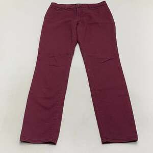 d. JEANS Women’s 6 Wine Red Skinny Chino Pant